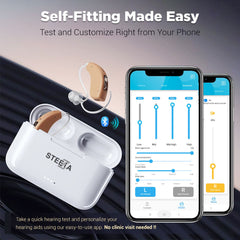 STZ Harmony ™ Rechargeable, Bluetooth RIC Digital Hearing aids - Steezia