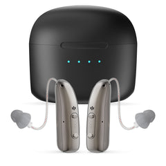 Rechargeable Behind ear hearing aids, Bluetooth with App control (Ref: R03L1)