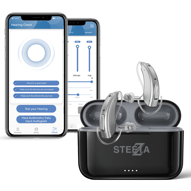 STZ Harmony ™ Rechargeable, Bluetooth RIC Digital Hearing aids - Steezia