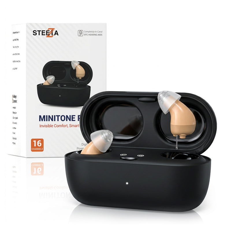 Minitone Pro ™ Discreet Rechargeable CIC Hearing Aids (App Controled) - Steezia