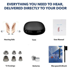 Behind ear hearing aids, Bluetooth with App control (Ref: SF101)