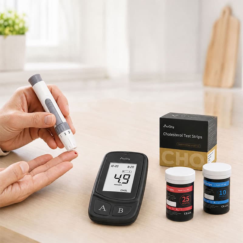 Easy to use 3-in-1 Health Monitor – check your Cholesterol, Glucose & Uric Acid at home