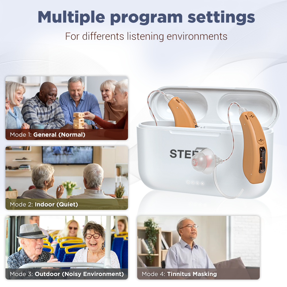 STZ Harmony ™ Rechargeable, Bluetooth RIC Digital Hearing aids