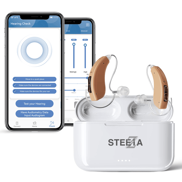 STZ Harmony ™ Rechargeable, Bluetooth RIC Digital Hearing aids - Steezia