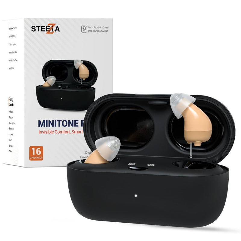 Minitone Pro ™ Discreet Rechargeable CIC Hearing Aids (App Controled) - Steezia