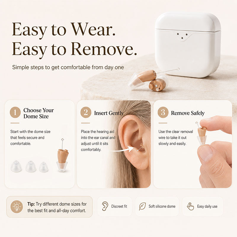 Minitone XS™ Rechargeable CIC Hearing Aids