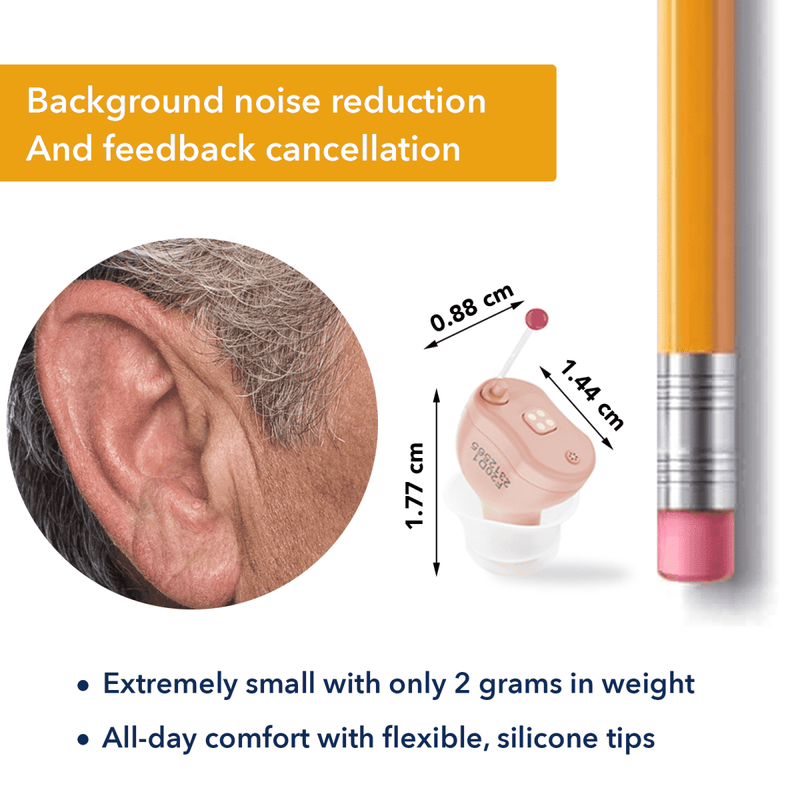 Rechargeable Digital Hearing Aids 16 Channels (Ref: F20D1) - Steezia