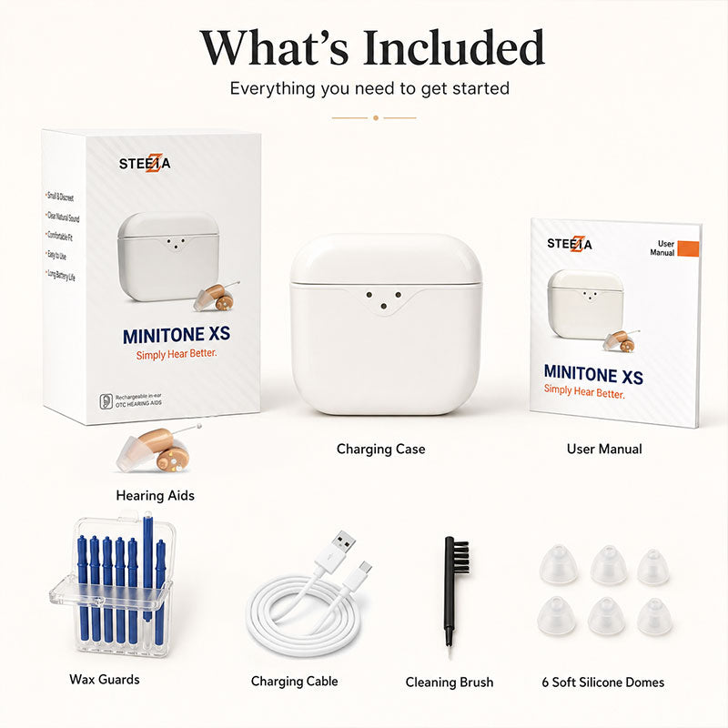 Minitone XS™ Rechargeable CIC Hearing Aids