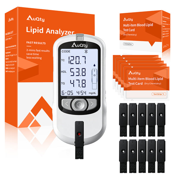 Home Cholesterol Test Kit — 6-in-1 Lipid Analyzer