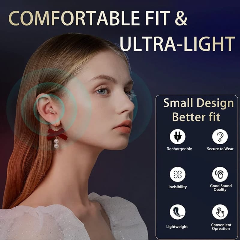 STZ Mini: Rechargeable CIC Hearing aids - Steezia